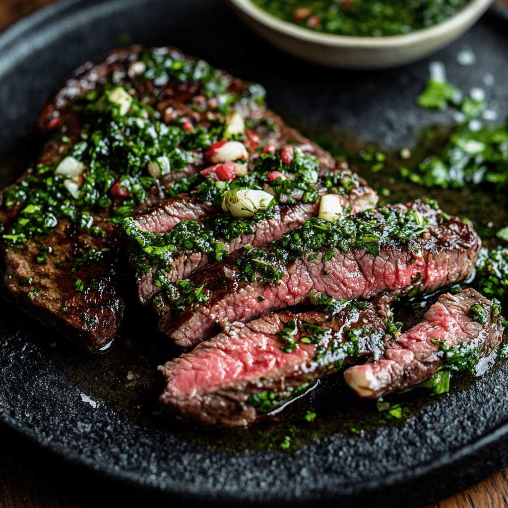Chimichurri Steak with Fresh Herbs