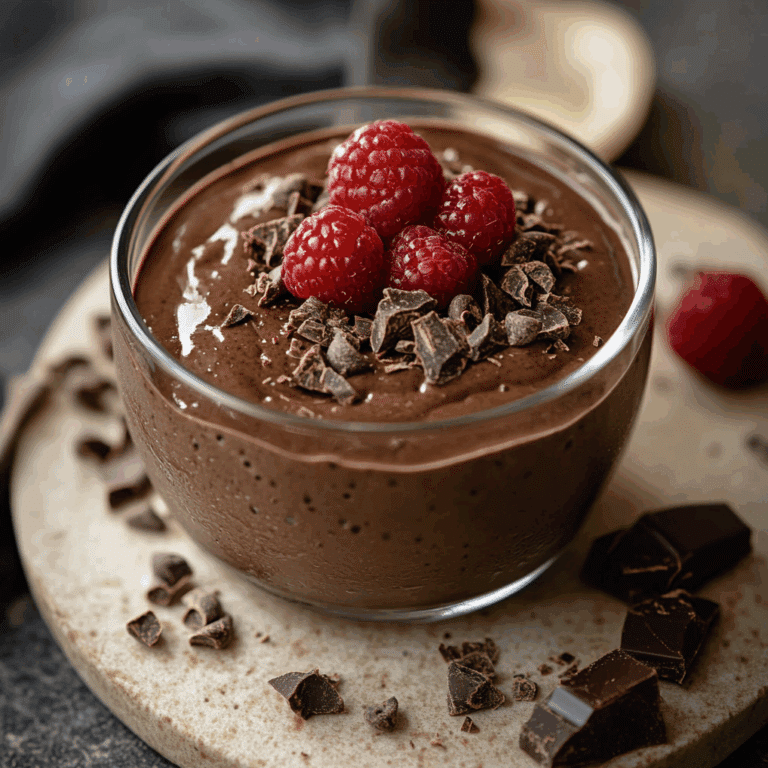 Chocolate Protein Pudding
