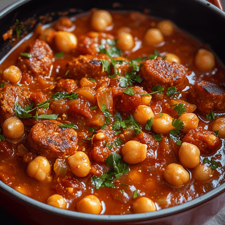 Chorizo Chickpea Stew