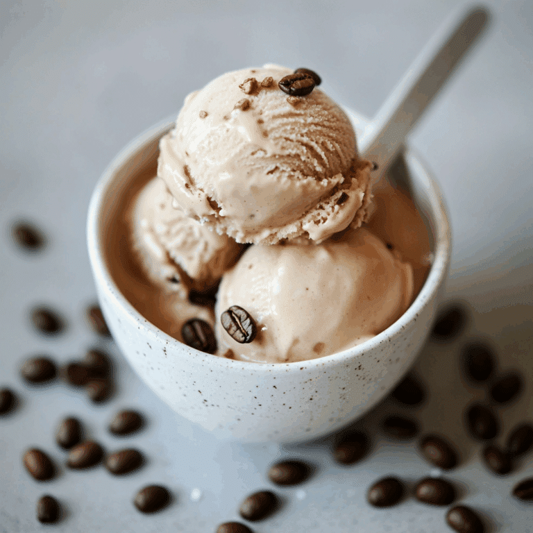 Coffee Coconut Milk Ice Cream