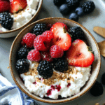 Easy Cottage Cheese Fruit Bowls