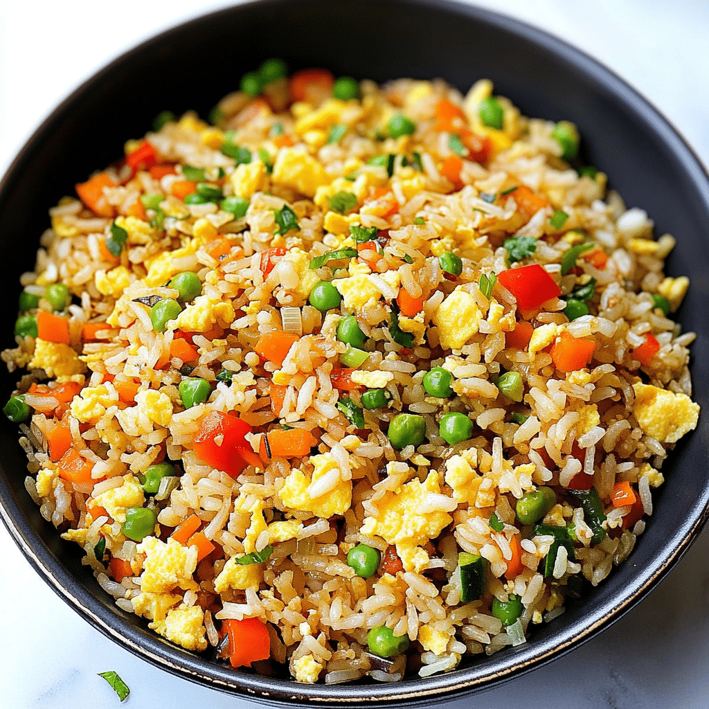 Egg Fried Rice with Veggies