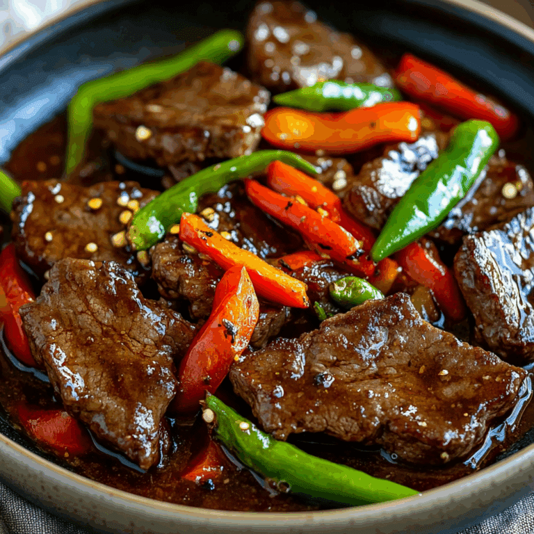 Flavorful Pepper Steak