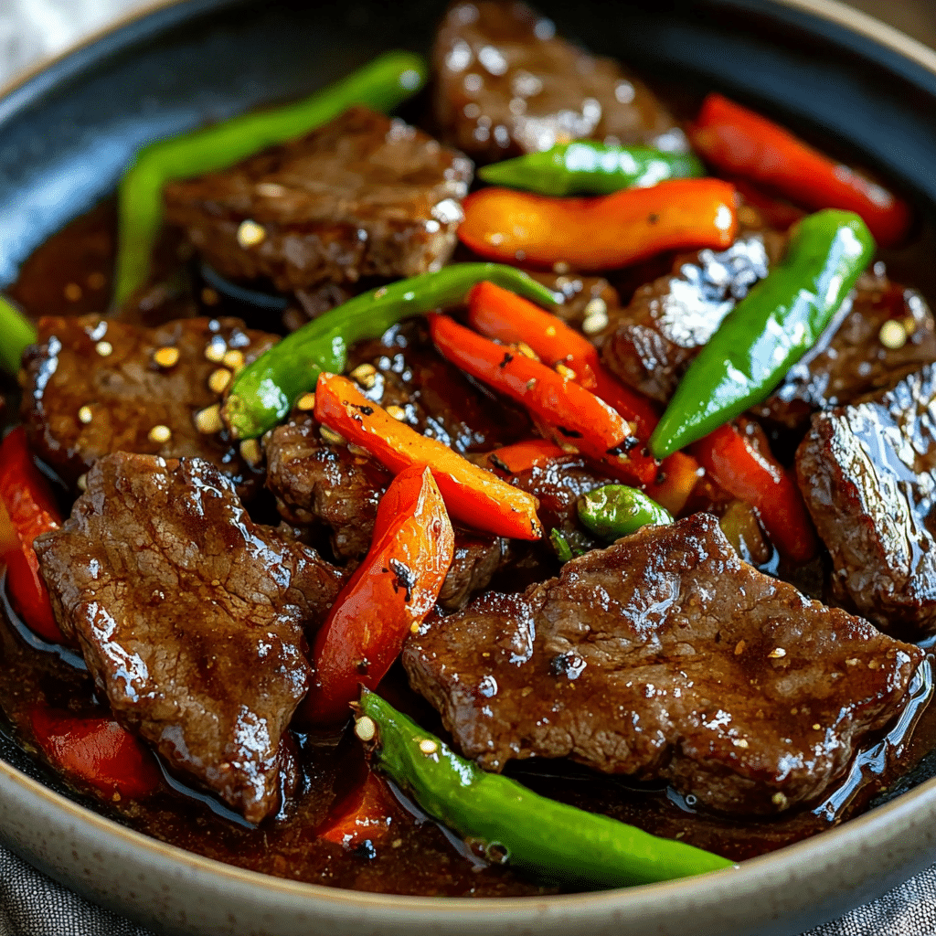 Flavorful Pepper Steak