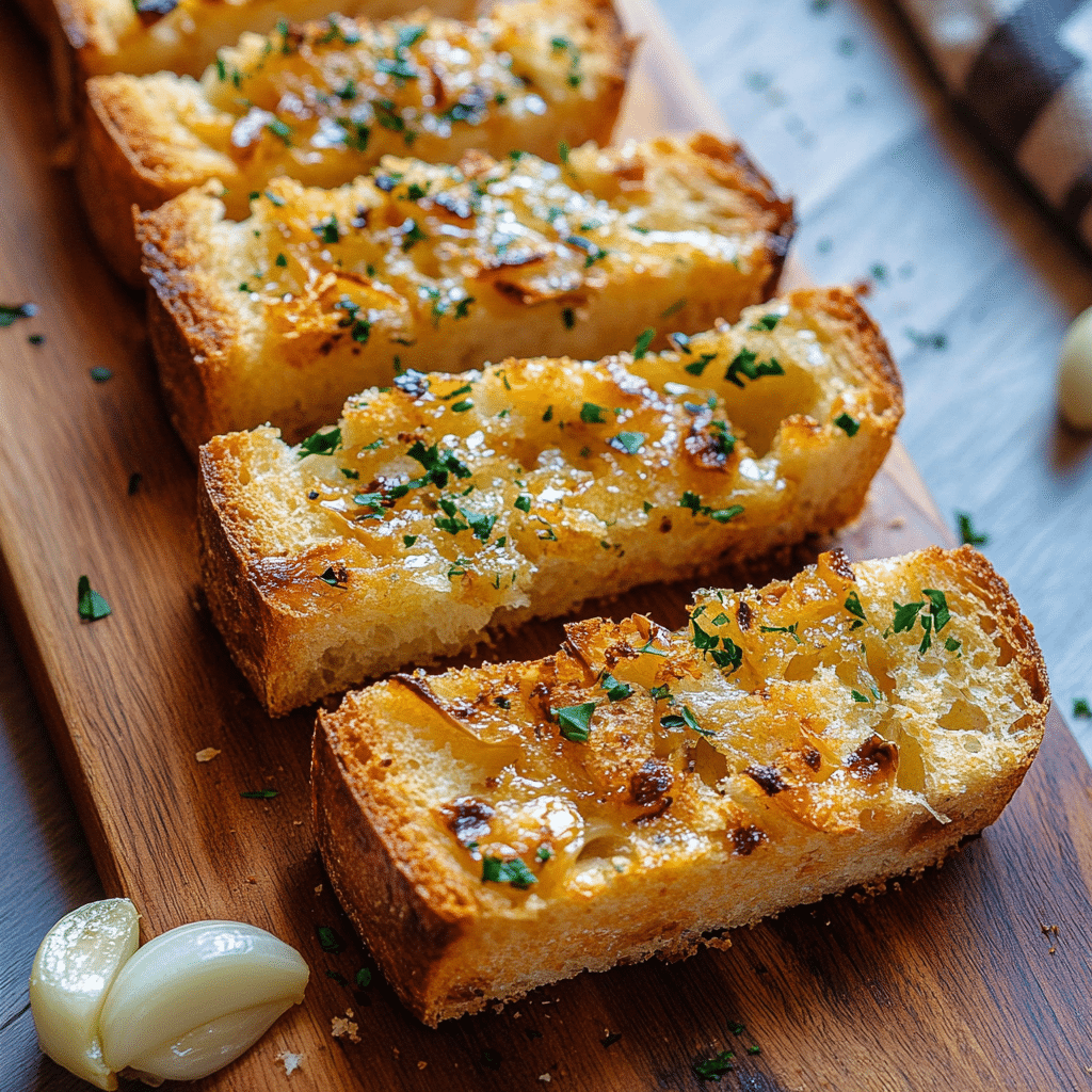 Garlic Bread with Roasted Garlic