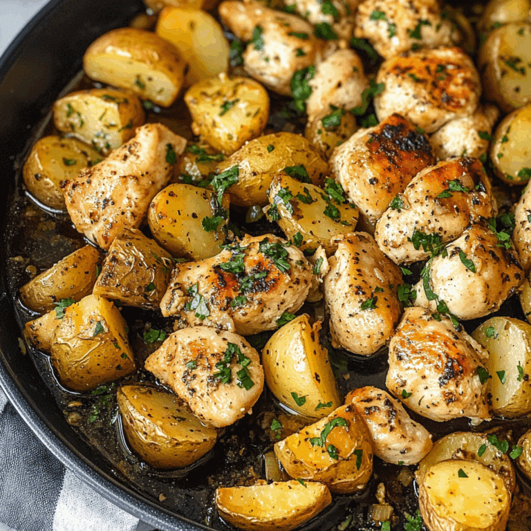 Garlic Butter Chicken & Potatoes