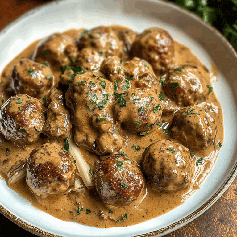 Meatball Stroganoff