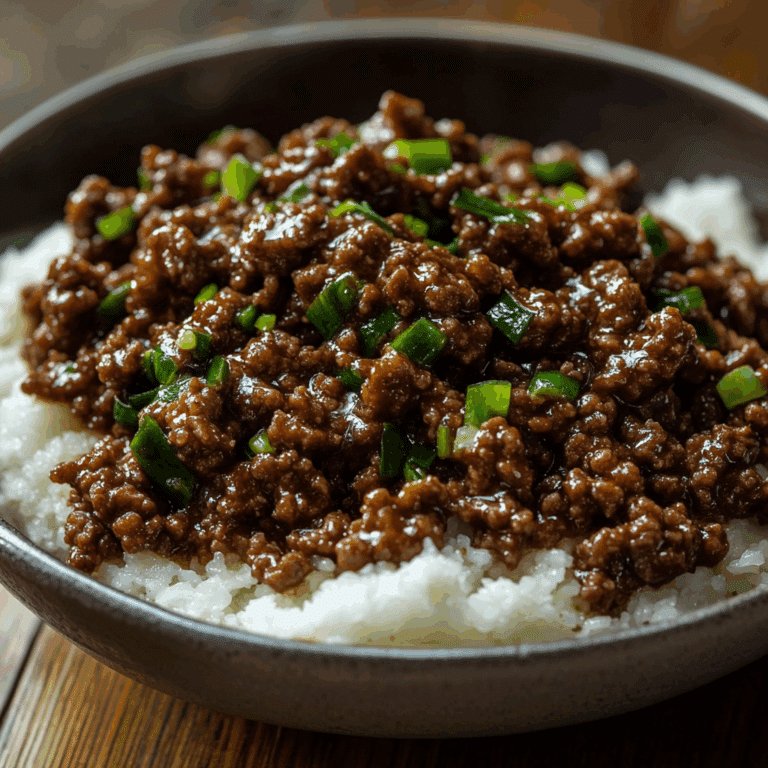 Mongolian Ground Beef Recipe