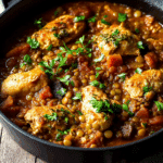 One Pot Chicken and Lentils