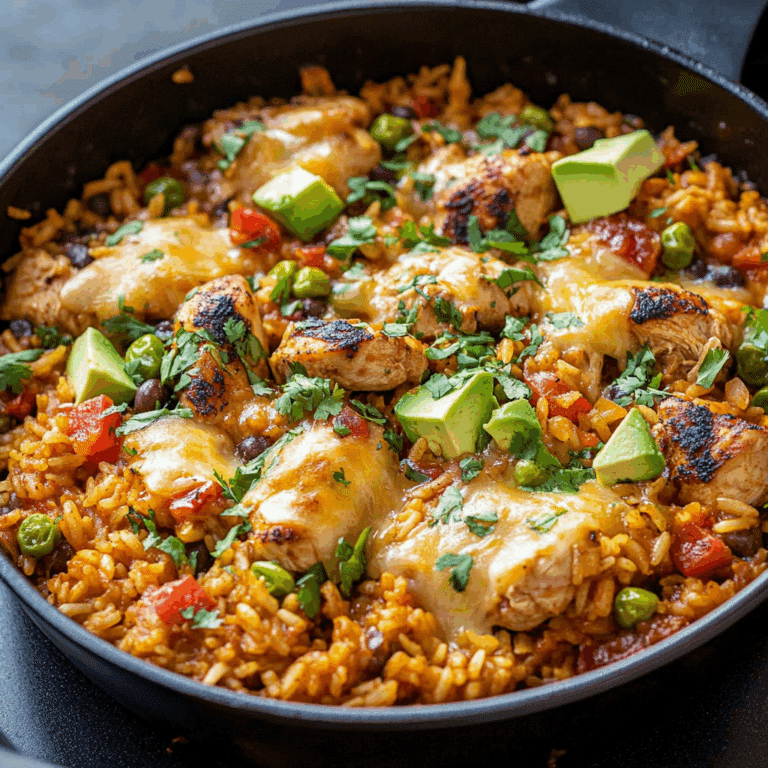 One Pot Mexican Chicken and Rice
