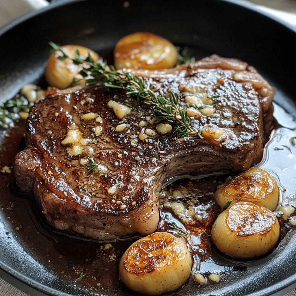 Pan-Seared Garlic Butter Steak