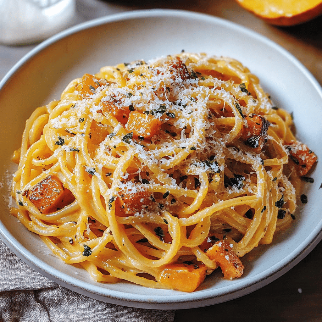Pumpkin Carbonara Recipe