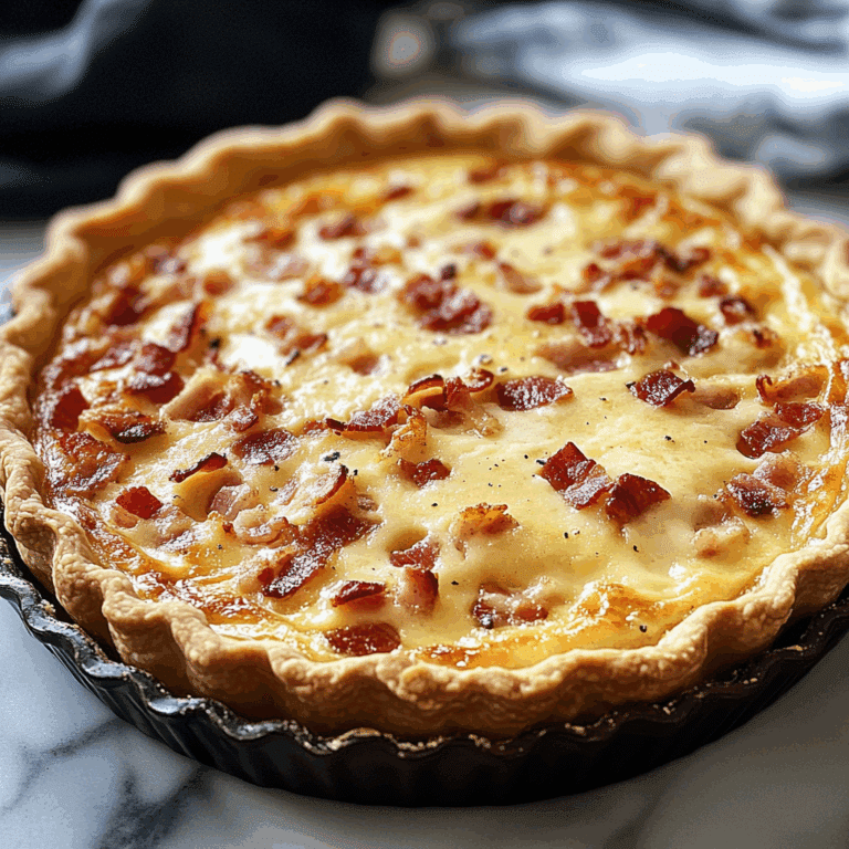 Quiche Lorraine with Bacon and Gruyère