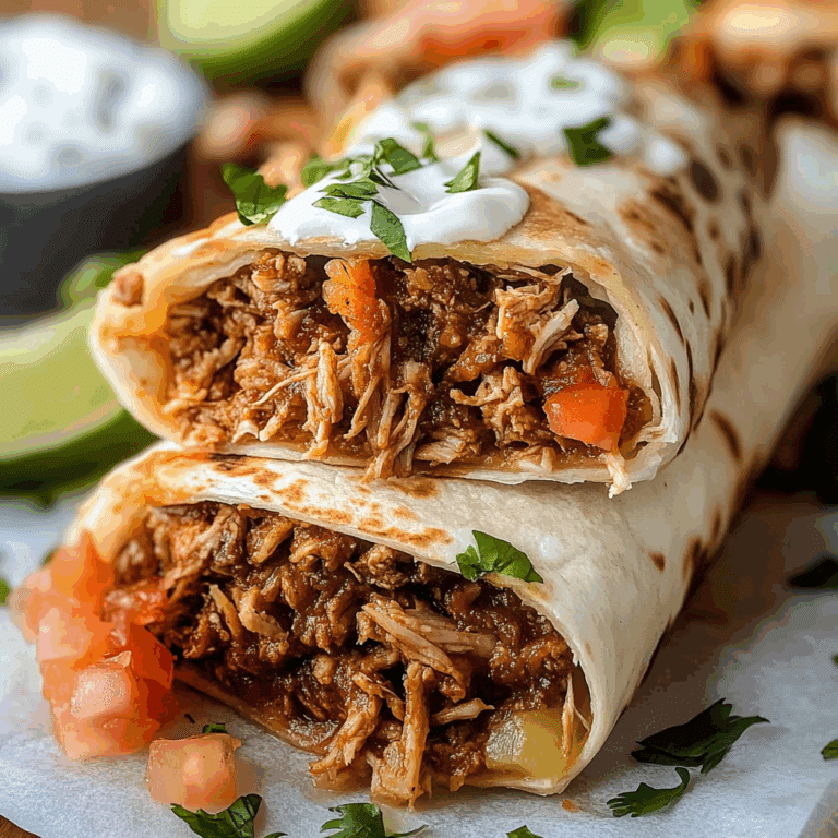 Shredded Beef Burritos