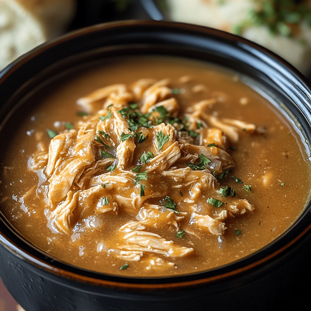 Slow Cooker Chicken & Gravy