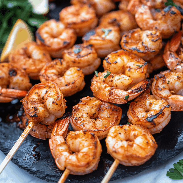 Spicy Grilled Shrimp Skewers