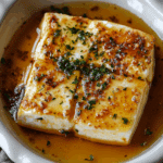 Baked feta with honey