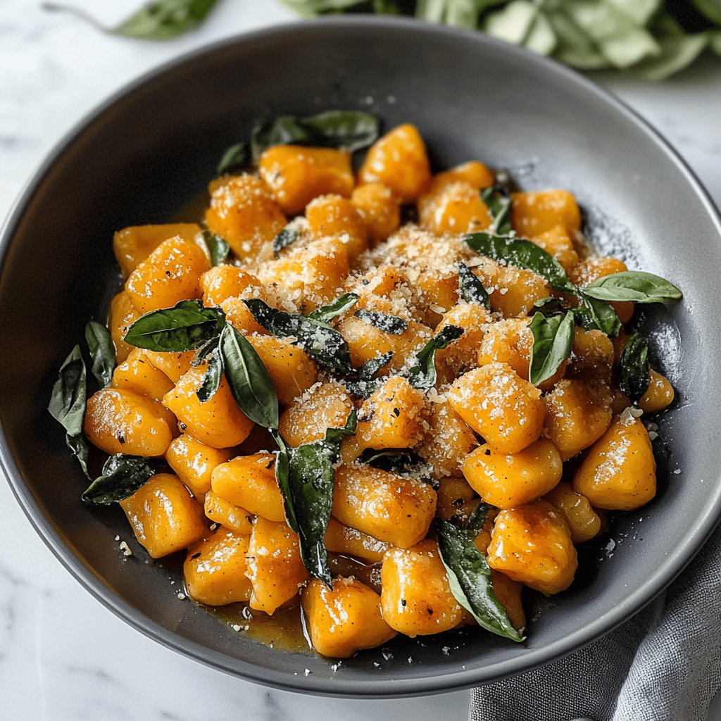 Brown Butter Sweet Potato Gnocchi