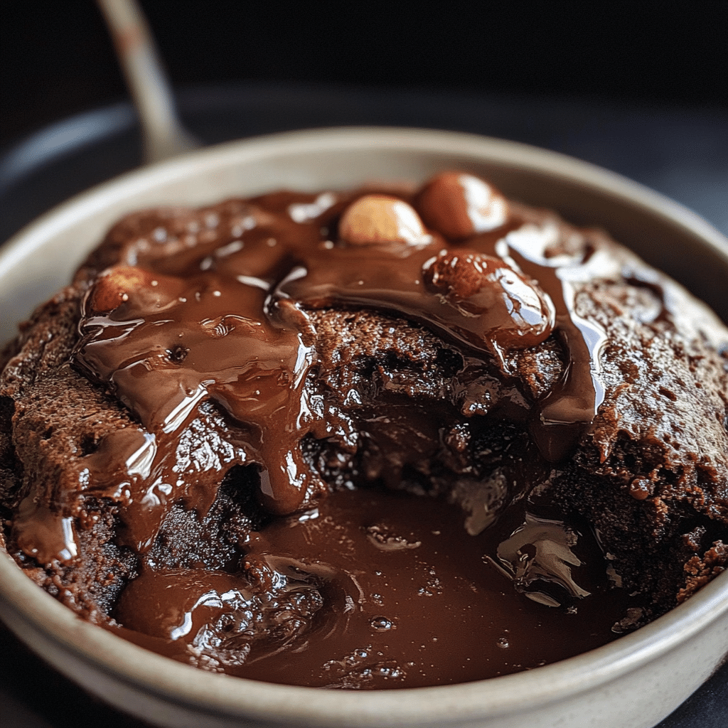 Chocolate self-saucing pudding