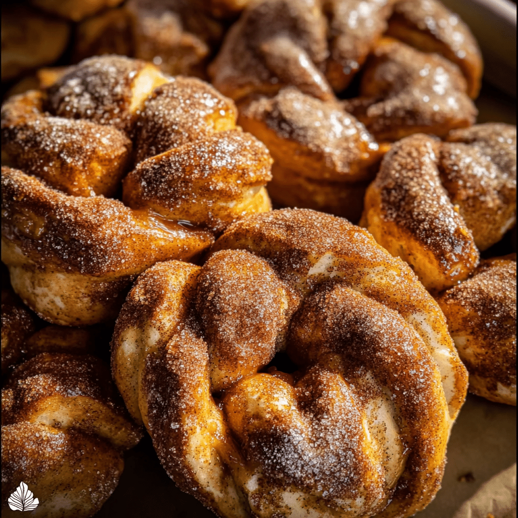 Cinnamon Crunch Apple Butter Soft Pretzel Knots