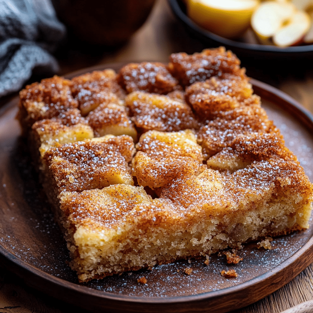 Easy Cinnamon Sugar Apple Cake