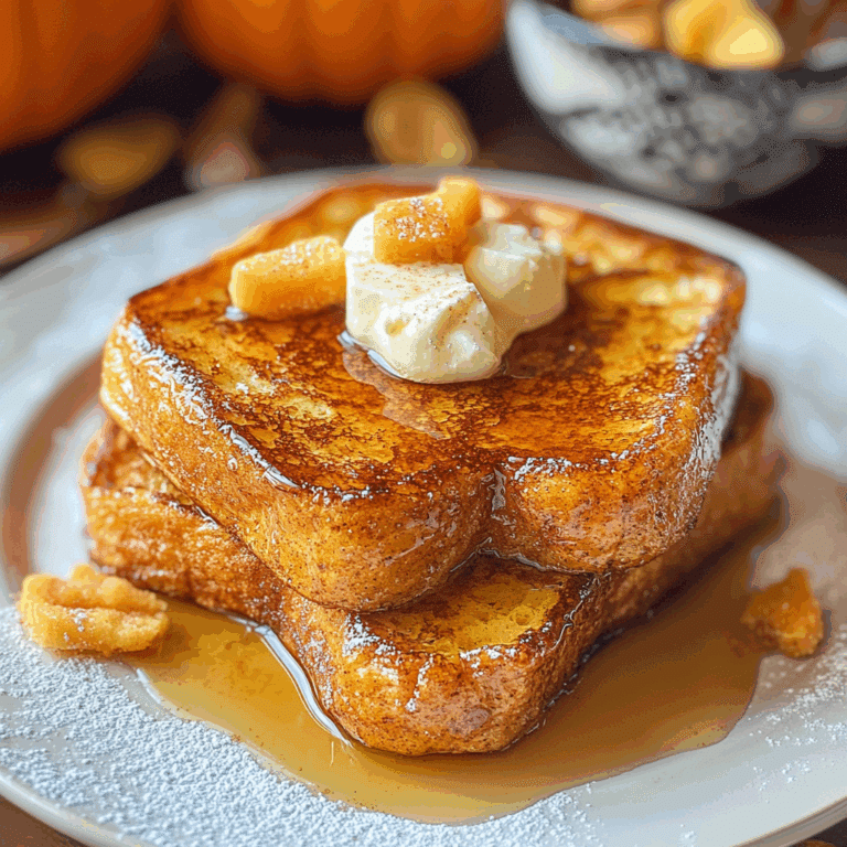 Pumpkin Spice French Toast