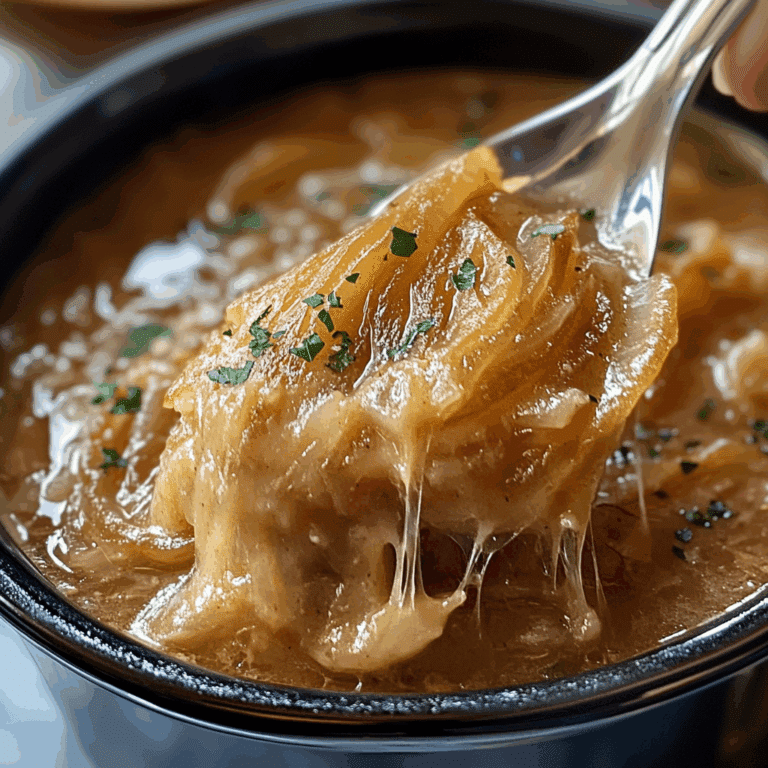 Slow Cooker French Onion Soup