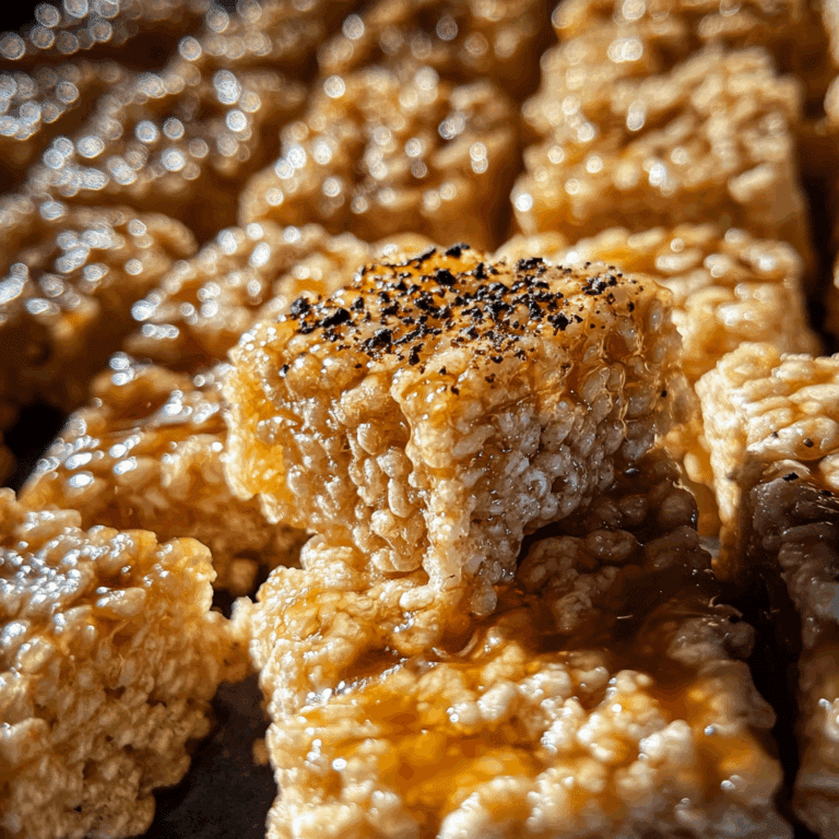 Toasted Marshmallow Caramel Rice Krispie Treats