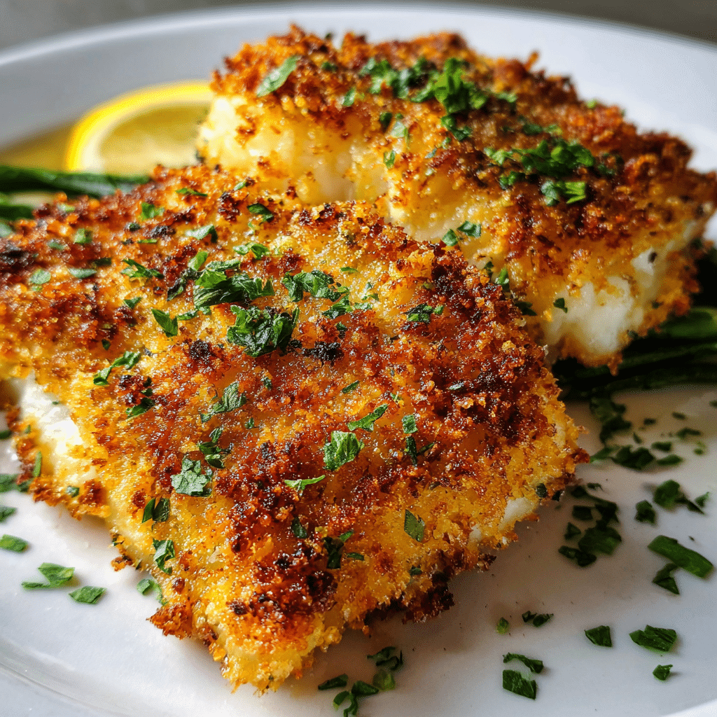 Air Fryer Parmesan Crusted Cod