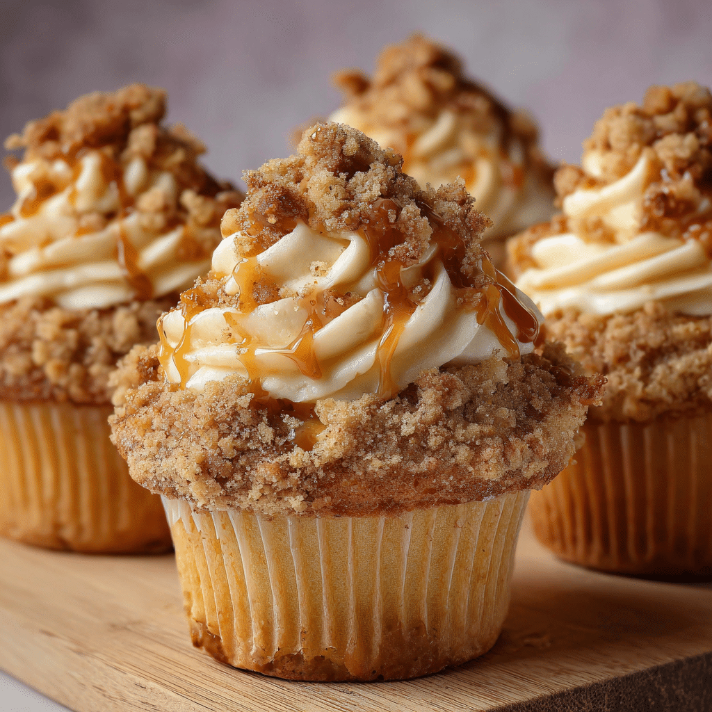 Apple Crumble Cupcakes