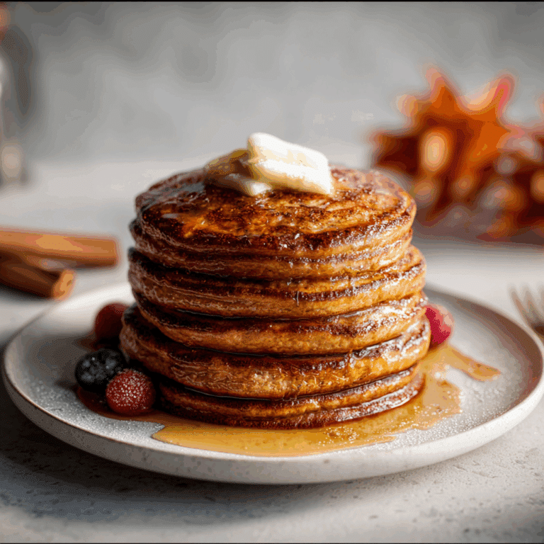 Botanical Gingerbread Pancakes
