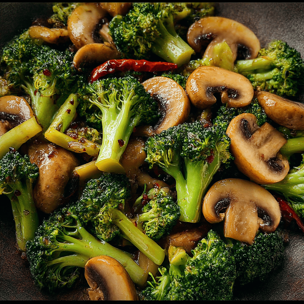 Broccoli & Mushroom Stir Fry