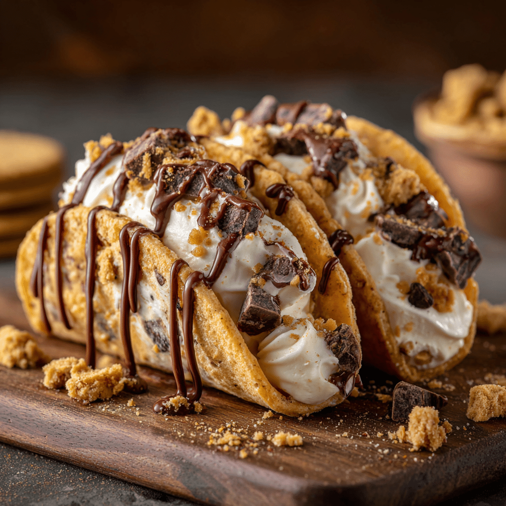 Cheesecake Cookie Dough Tacos