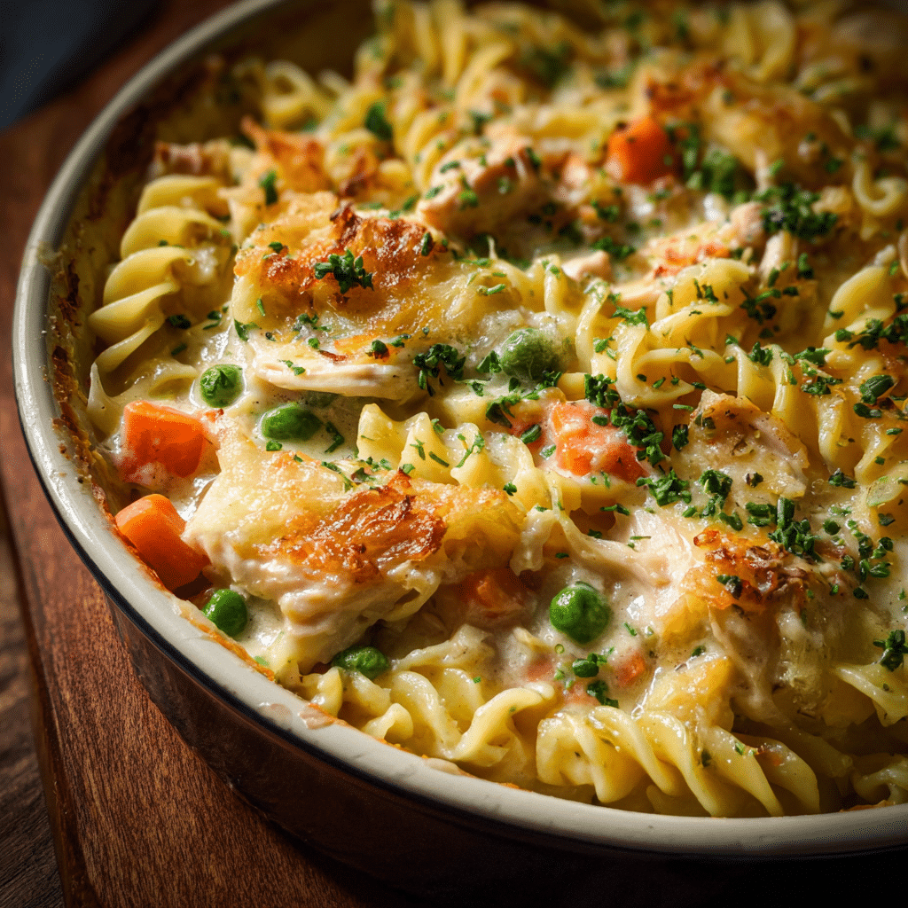 Chicken Pot Pie Pasta