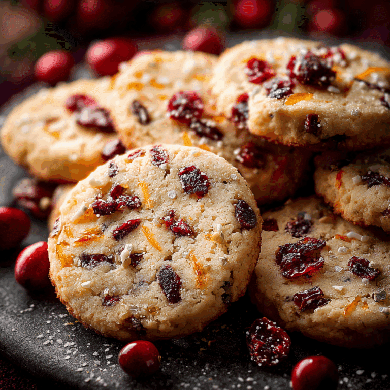 Christmas Cranberry Orange Cookies