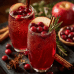 Cinnamon Apple Cranberry Mimosa