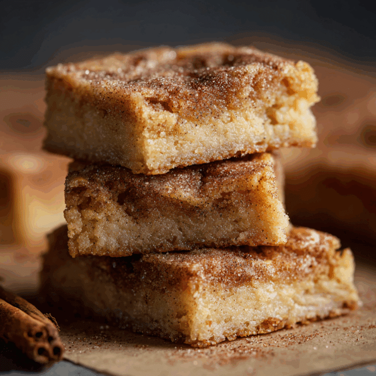 Cinnamon Sugar Blondies