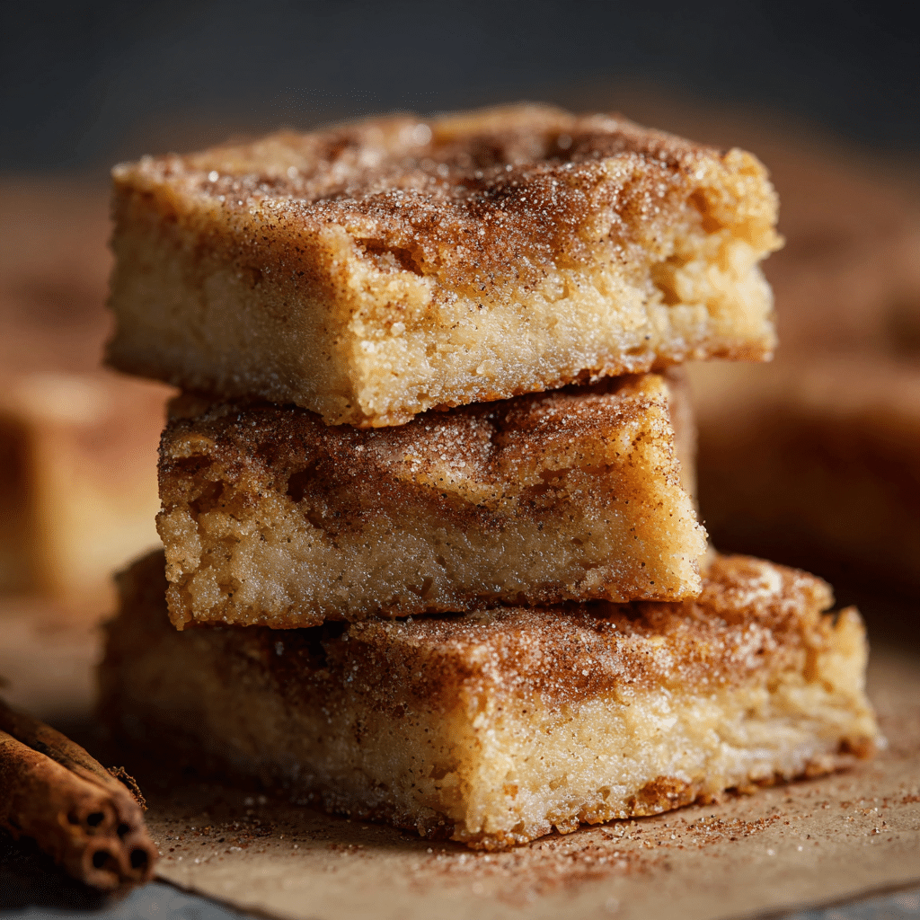 Cinnamon Sugar Blondies