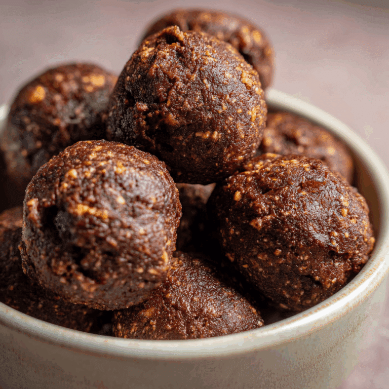 Cottage Cheese Brownie Batter Protein Bites