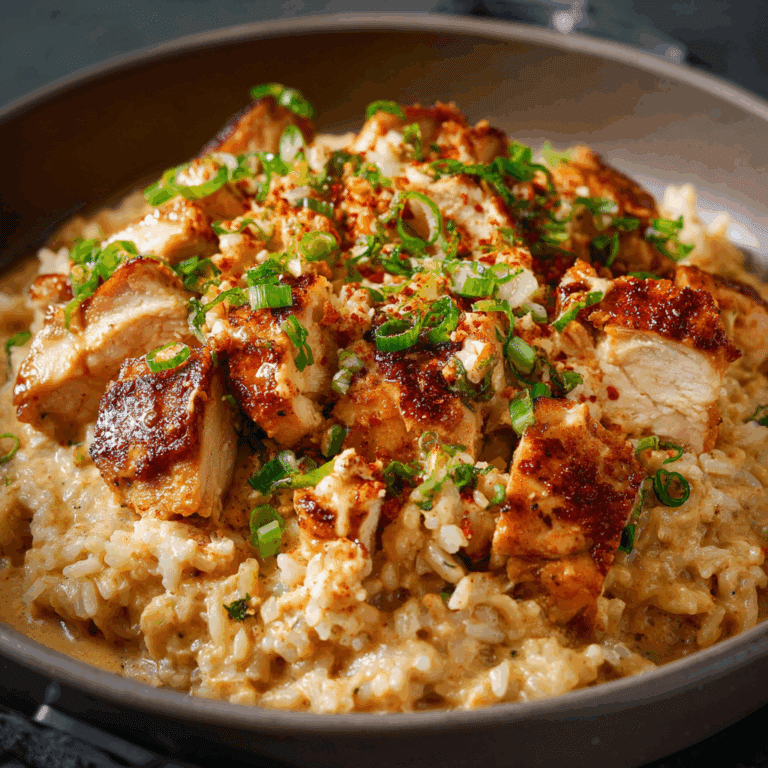 Creamy Cajun Chicken Rice