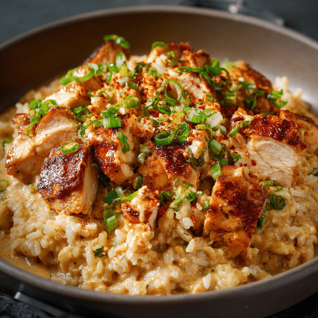 Creamy Cajun Chicken Rice