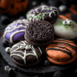 Halloween Chocolate-Dipped Oreo Cookies