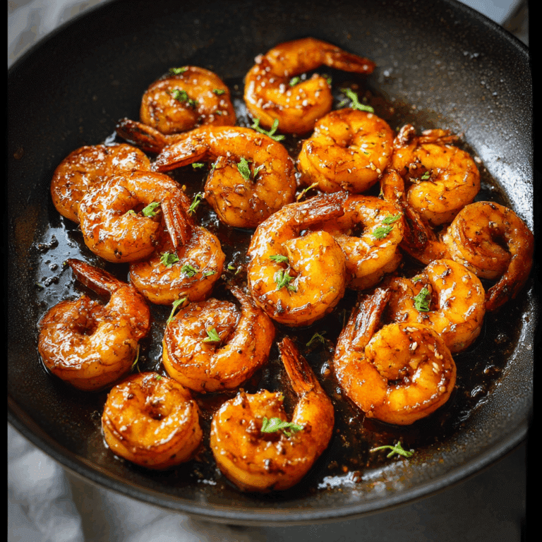 High Protein Honey Garlic Shrimp