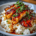 Honey BBQ Chicken Rice
