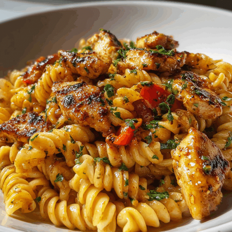 Honey Pepper Chicken Panini Pasta