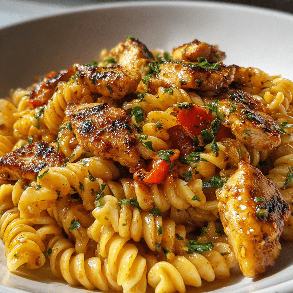 Honey Pepper Chicken Panini Pasta