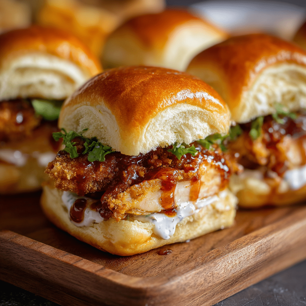 Maple Chicken Sliders