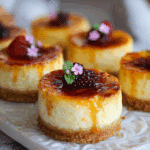 Mini Creme Brulee Cheesecakes