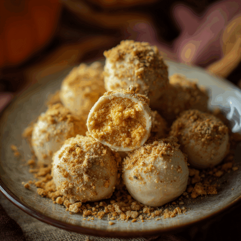 Pumpkin Cheesecake Truffles