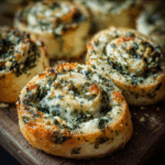 Spinach Dip Pinwheels